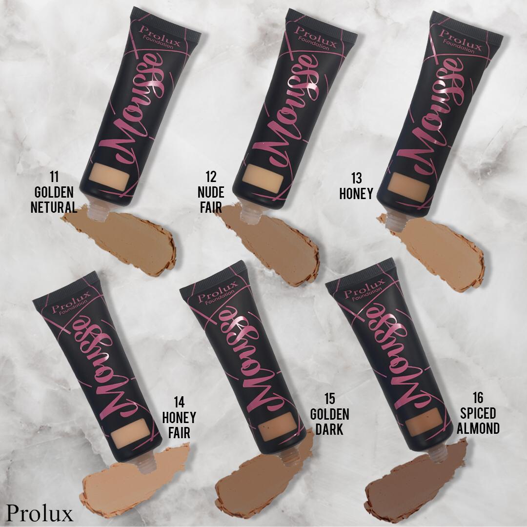Prolux Mousse Foundation, best mousse foundation​, mousse makeup foundation