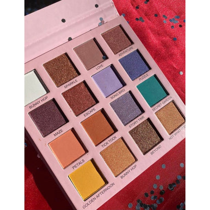 Wonderland Eyeshadow Palette, neutral eyeshadow palette, purple eyeshadow, shimmer eyeshadow palette
