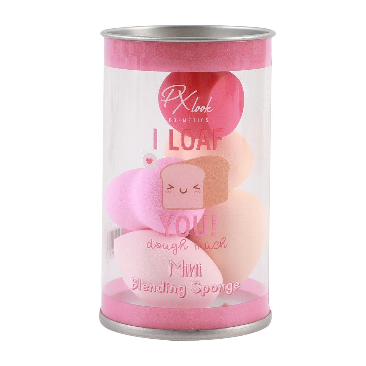 PxLook I Loaf You Mini Blending Sponge, makeup blending sponge​, cosmetic blending sponge​