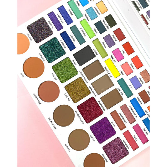 Prolux Live in Color Eyeshadow Palette, best neutral eyeshadow palette, all in one makeup palette