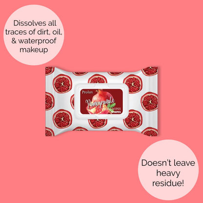 Prolux Facial Wipes, facial cleanser wipes​, makeup remover wipes​, best facial cleansing wipes