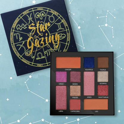 Star Gazing Eyeshadow Palette, neutral eyeshadow palette, shimmer eyeshadow palette, matte eyeshadow palette
